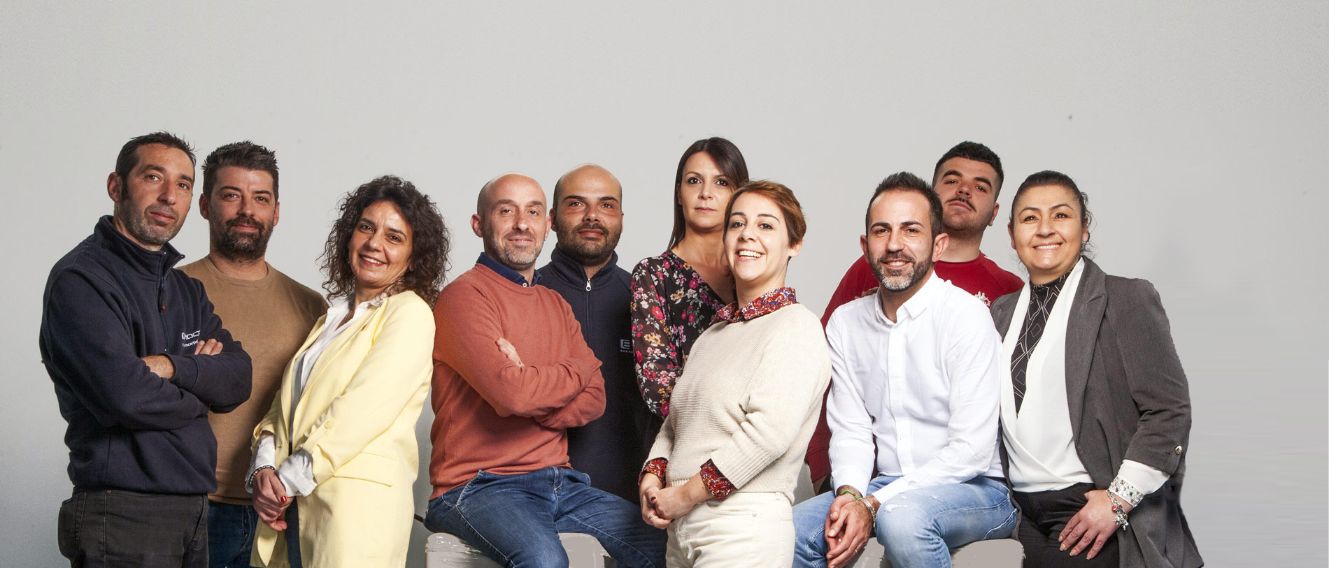 Il team del gruppo Eurocar a Polignano a Mare